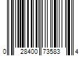 Barcode Image for UPC code 028400735834