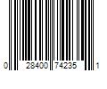 Barcode Image for UPC code 028400742351