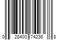 Barcode Image for UPC code 028400742368