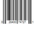 Barcode Image for UPC code 028400747271