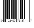 Barcode Image for UPC code 028400751377