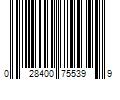 Barcode Image for UPC code 028400755399