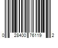 Barcode Image for UPC code 028400761192