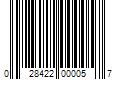 Barcode Image for UPC code 028422000057