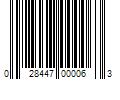 Barcode Image for UPC code 028447000063