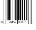 Barcode Image for UPC code 028457000077