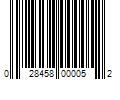 Barcode Image for UPC code 028458000052