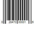 Barcode Image for UPC code 028470000016