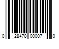 Barcode Image for UPC code 028478000070