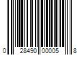 Barcode Image for UPC code 028490000058