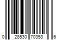 Barcode Image for UPC code 028530703536