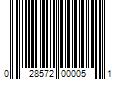 Barcode Image for UPC code 028572000051