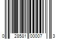 Barcode Image for UPC code 028581000073