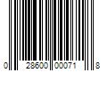 Barcode Image for UPC code 028600000718