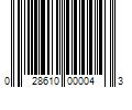 Barcode Image for UPC code 028610000043