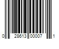 Barcode Image for UPC code 028613000071