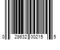 Barcode Image for UPC code 028632002155