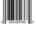 Barcode Image for UPC code 028632543689