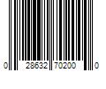 Barcode Image for UPC code 028632702000