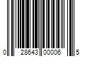 Barcode Image for UPC code 028643000065