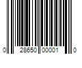 Barcode Image for UPC code 028650000010