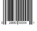 Barcode Image for UPC code 028650000041