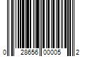 Barcode Image for UPC code 028656000052