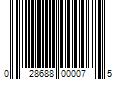 Barcode Image for UPC code 028688000075