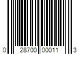 Barcode Image for UPC code 028700000113