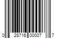 Barcode Image for UPC code 028716000077