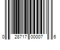 Barcode Image for UPC code 028717000076