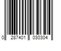 Barcode Image for UPC code 0287401030304