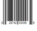 Barcode Image for UPC code 028742000065