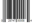 Barcode Image for UPC code 028747000084