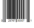 Barcode Image for UPC code 028767000071