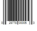 Barcode Image for UPC code 028778000053