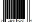 Barcode Image for UPC code 028861000076