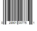 Barcode Image for UPC code 028901007751