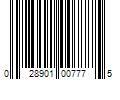 Barcode Image for UPC code 028901007775