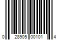 Barcode Image for UPC code 028905001014