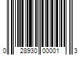 Barcode Image for UPC code 028930000013