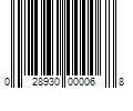 Barcode Image for UPC code 028930000068