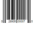 Barcode Image for UPC code 028935000070