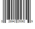 Barcode Image for UPC code 028942253629