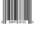 Barcode Image for UPC code 028947387220