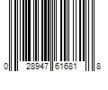 Barcode Image for UPC code 028947616818