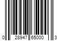 Barcode Image for UPC code 028947650003