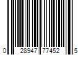 Barcode Image for UPC code 028947774525