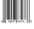 Barcode Image for UPC code 028947834786