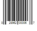 Barcode Image for UPC code 028962000067